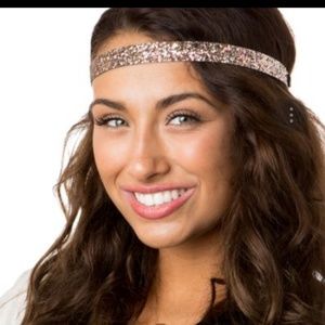 Gold  sparkly headband